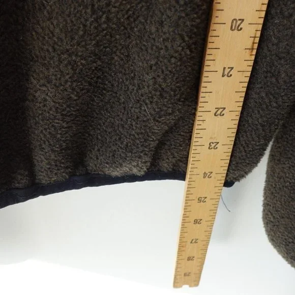 Woolrich Sweater Mens Size Large Black Fleece‎ Casual Outdoorwear Polartec USA